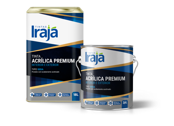 Tinta Acrílica Premium Seda