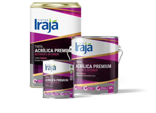 Tinta Acrílica Premium Fosca